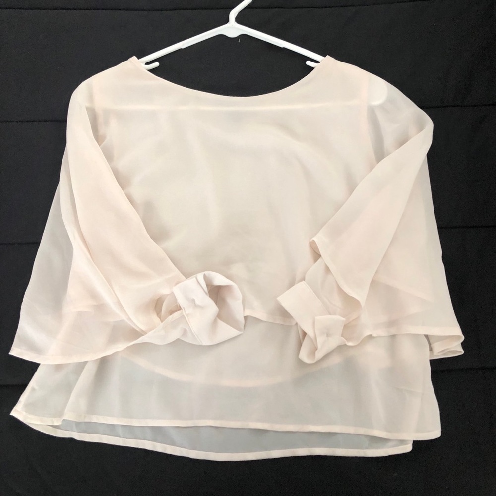 Cream/Pink Dress Shirt